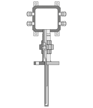 TEA-TMA-125 Thermomètre analogique 10 / 125mm